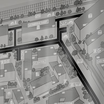 Quartier de l'étang à Genève